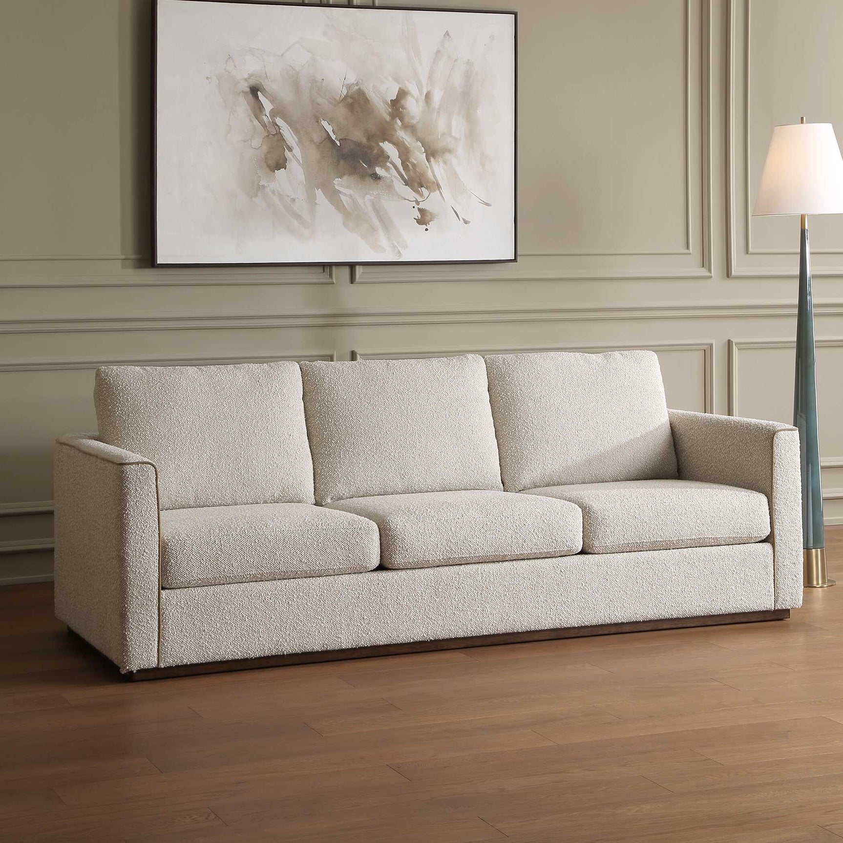 Lorien Cream Boucle Sofa