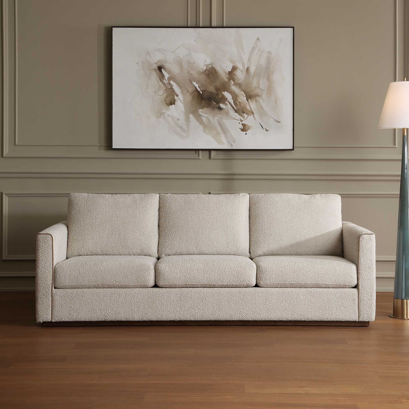 Lorien Cream Boucle Sofa