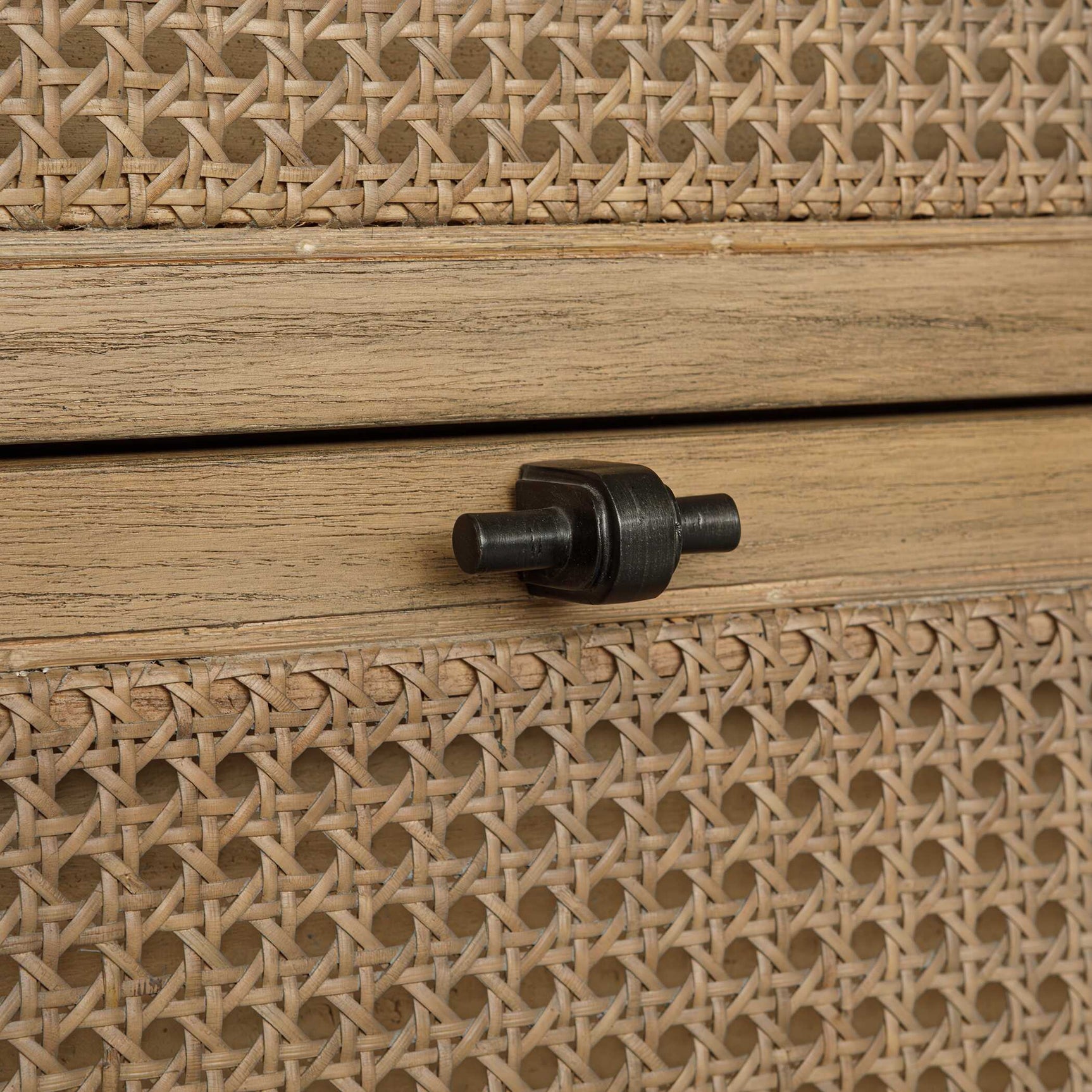 Coast Woodtone 6 Drawer Rattan Chest