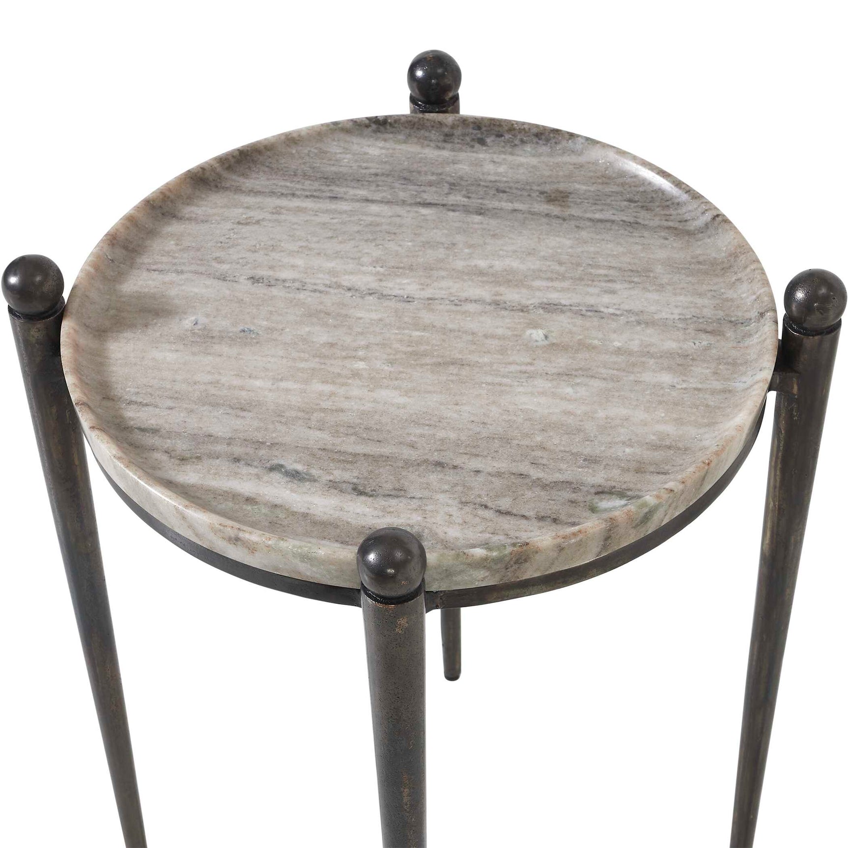 Nahunta Dark Bronze Accent Table