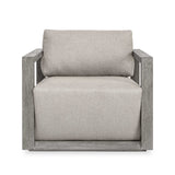 Remsen Weathered Gray/Dove Outdoor Lounge Chair