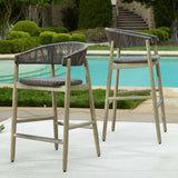 Dermott Brown Outdoor Bar Stool