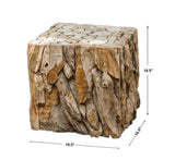 Teak Root Woodtone Bunching Cube