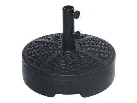 Fab Black Round Umbrella Base - Ornate Home