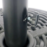 Fab Black Round Umbrella Base - Ornate Home