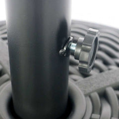 Fab Black Round Umbrella Base - Ornate Home