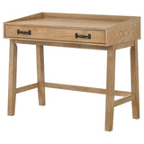 Fabian Distressed Light Brown 38-inch Computer Desk with Keyboard Drawer - Ornate Home