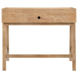 Fabian Distressed Light Brown 38-inch Computer Desk with Keyboard Drawer - Ornate Home