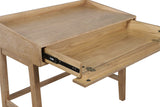 Fabian Distressed Light Brown 38-inch Computer Desk with Keyboard Drawer - Ornate Home