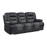 Fabian Gray / Dark Gray Sofa & Loveseat - Ornate Home