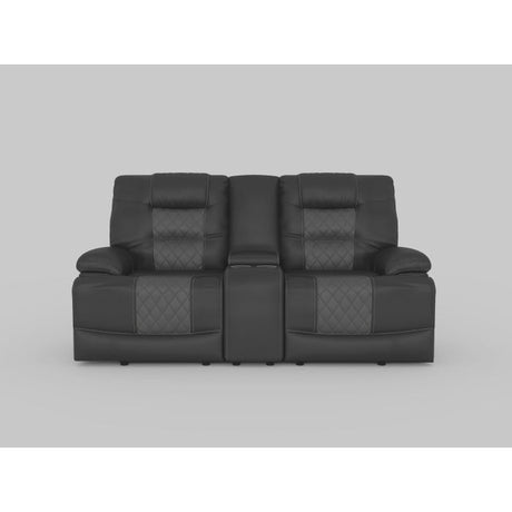 Fabian Gray Double Glider Reclining Loveseat - Ornate Home
