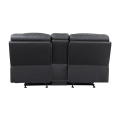 Fabian Gray Double Glider Reclining Loveseat - Ornate Home