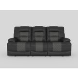 Fabian Gray Double Reclining Sofa - Ornate Home