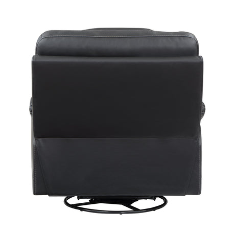 Fabian Gray Swivel Glider Reclining Chair - Ornate Home