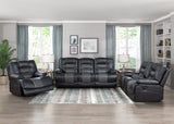 Fabian Gray Swivel Glider Reclining Chair - Ornate Home