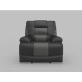 Fabian Gray Swivel Glider Reclining Chair - Ornate Home