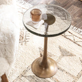 Fabiana Brass Accent Table - Ornate Home