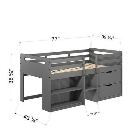 Fabiana Twin Loft Bed - Ornate Home