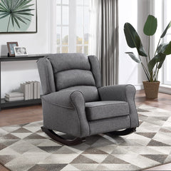 Fabien Gray Rocking Chair - Ornate Home