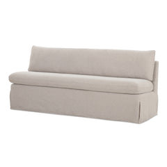 Fable Beige Slipcover Dining Bench - Ornate Home