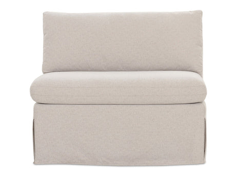 Fable Beige Slipcover Dining Chair and Half - Ornate Home