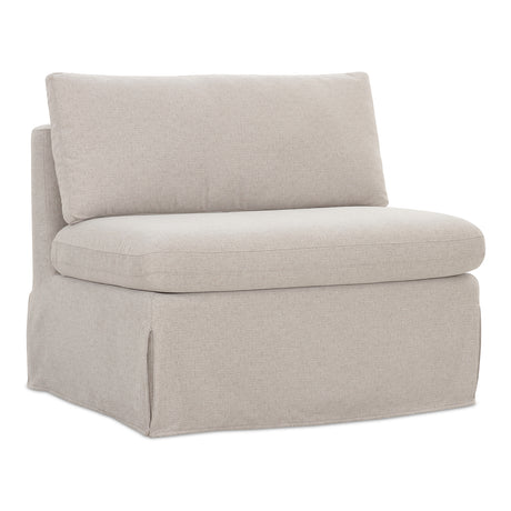 Fable Beige Slipcover Dining Chair and Half - Ornate Home