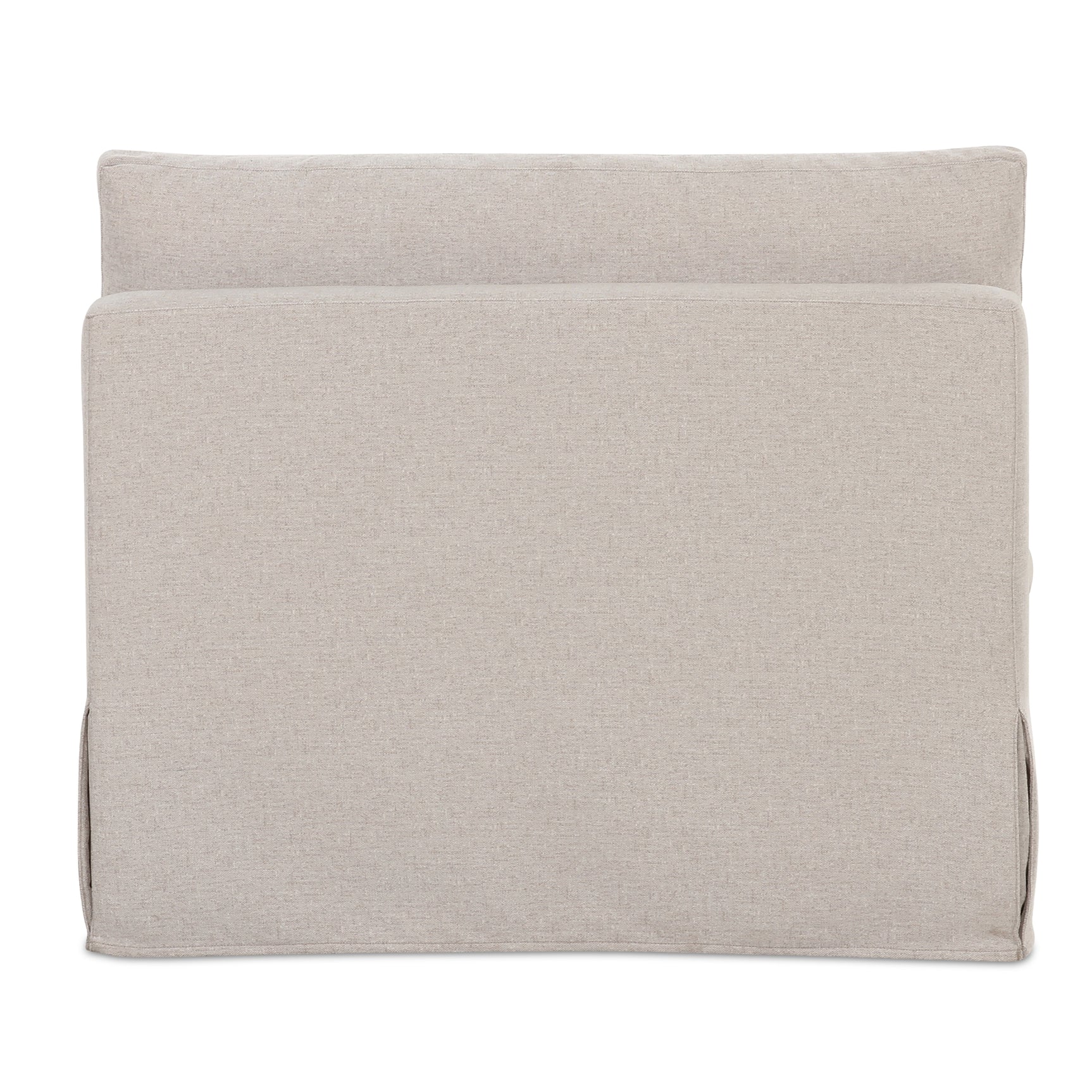 Fable Beige Slipcover Dining Chair and Half - Ornate Home