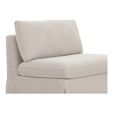 Fable Beige Slipcover Dining Chair and Half - Ornate Home