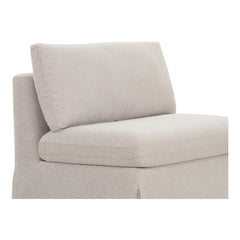 Fable Beige Slipcover Dining Chair and Half - Ornate Home
