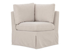 Fable Beige Slipcover Dining Corner Chair - Ornate Home
