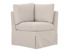 Fable Beige Slipcover Dining Corner Chair - Ornate Home