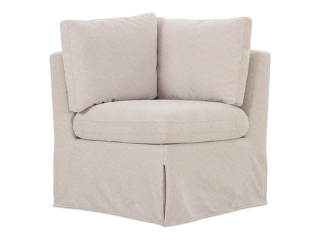 Fable Beige Slipcover Dining Corner Chair - Ornate Home