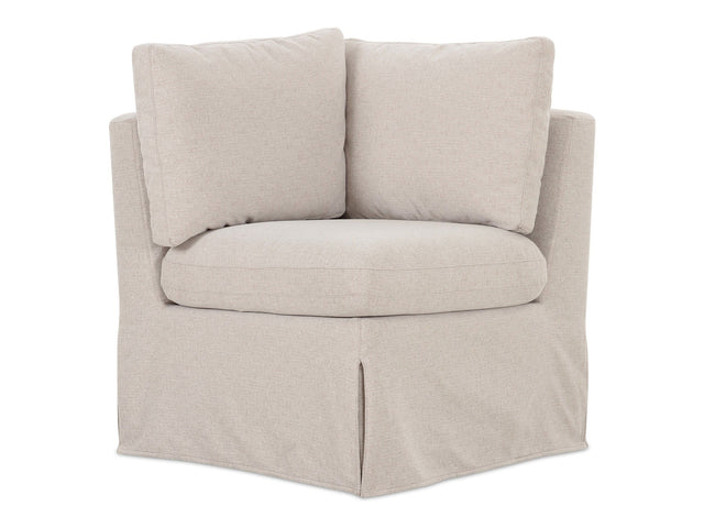 Fable Beige Slipcover Dining Corner Chair - Ornate Home