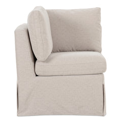 Fable Beige Slipcover Dining Corner Chair - Ornate Home