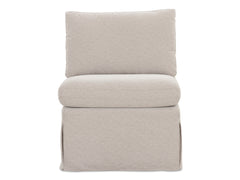 Fable Beige Slipcover Dining Slipper Chair - Ornate Home