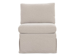Fable Beige Slipcover Dining Slipper Chair - Ornate Home