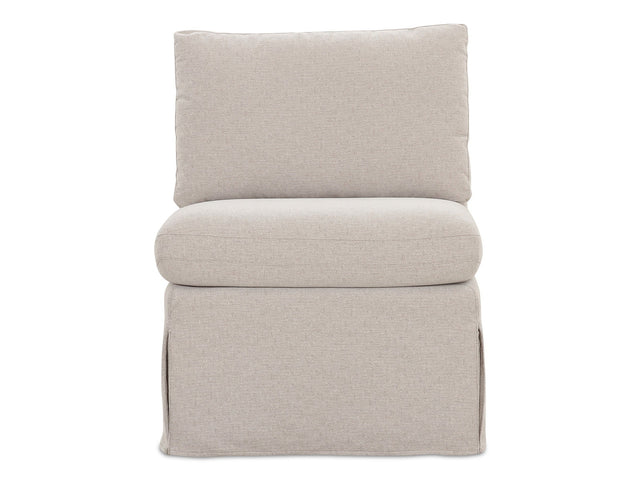 Fable Beige Slipcover Dining Slipper Chair - Ornate Home