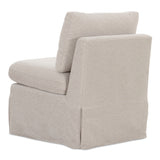 Fable Beige Slipcover Dining Slipper Chair - Ornate Home