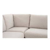 Fable Beige U Shape Slipcover Dining Banquette 154 in - Ornate Home