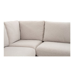Fable Beige U Shape Slipcover Dining Banquette 154 in - Ornate Home