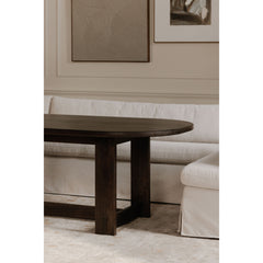 Fable Beige U Shape Slipcover Dining Banquette 154 in - Ornate Home