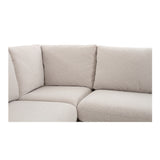 Fable Beige U Shape Slipcover Dining Banquette 168 in - Ornate Home