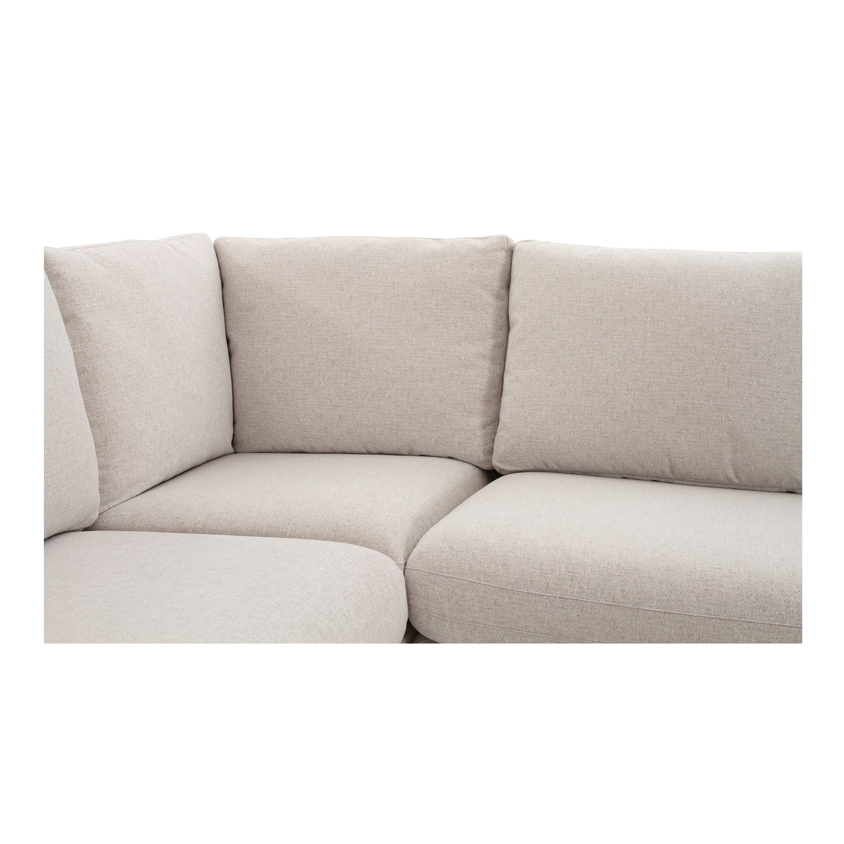 Fable Beige U Shape Slipcover Dining Banquette 168 in - Ornate Home