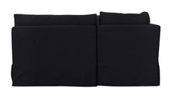 Fable Black 129 in U-Shape Slipcover Dining Banquette - Ornate Home