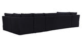 Fable Black 154 in U-Shape Slipcover Dining Banquette - Ornate Home