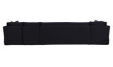 Fable Black 154 in U-Shape Slipcover Dining Banquette - Ornate Home