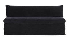 Fable Black Slipcover Dining Bench - Ornate Home