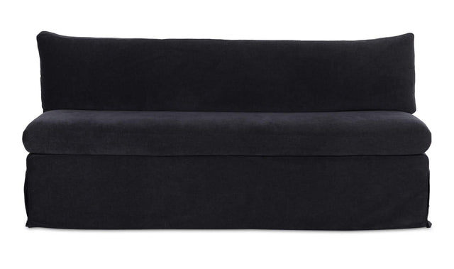 Fable Black Slipcover Dining Bench - Ornate Home
