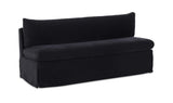Fable Black Slipcover Dining Bench - Ornate Home