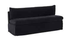 Fable Black Slipcover Dining Bench - Ornate Home